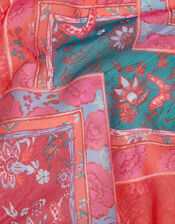 Tile Print Lightweight Scarf, , large