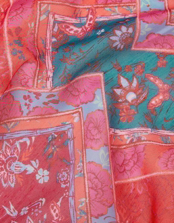 Tile Print Lightweight Scarf, , large