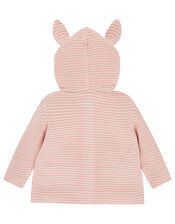 Newborn Baby Bess Knit Cardigan with Hood, Pink (PINK), large