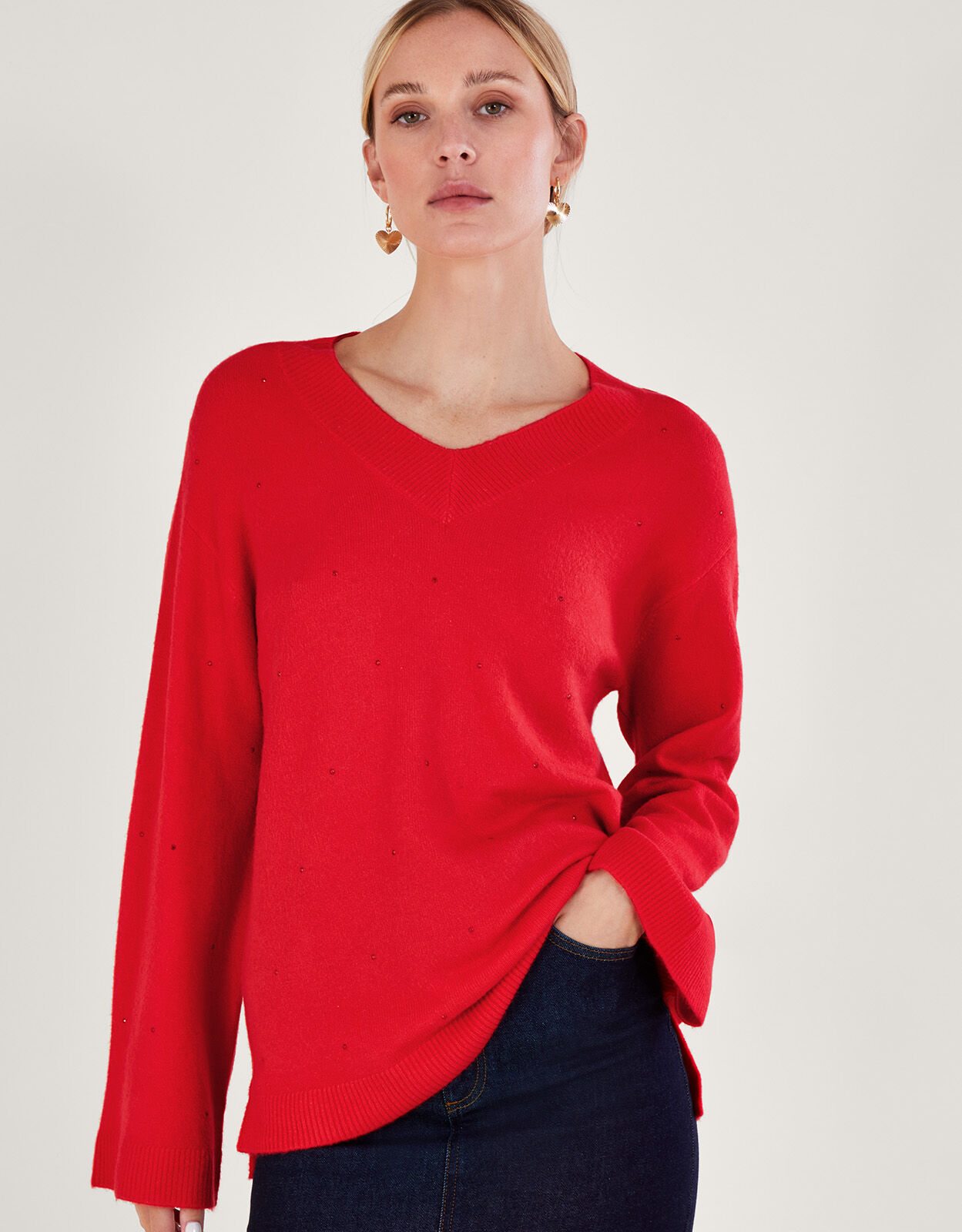 Red jumpers cheap for sale