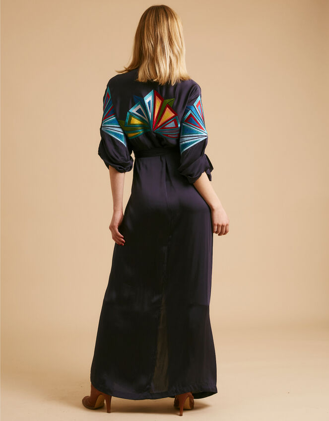 Tallulah and Hope Gloria Maxi Dress, Blue (NAVY), large