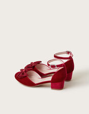Kali Velvet Two-Part Heels, Red (RED), large