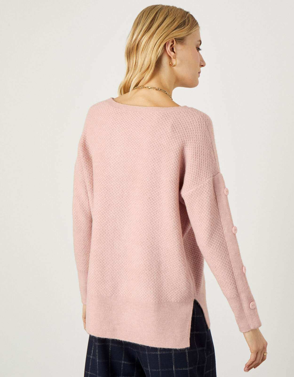 Button sleeve jumper outlet
