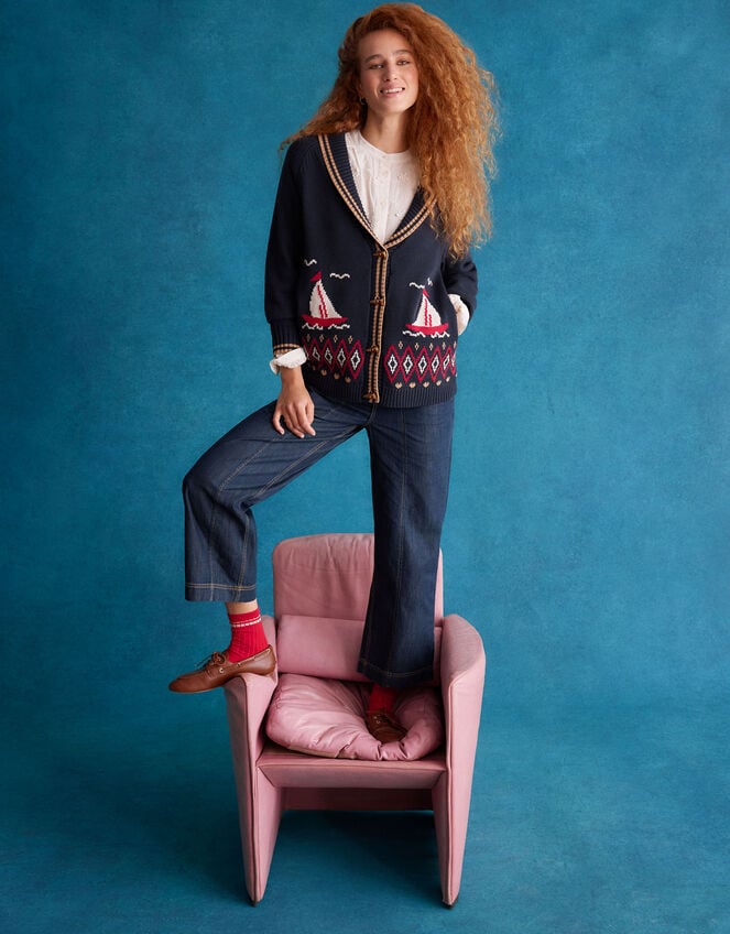 Mel Floral Embroidered Blouse Ivory