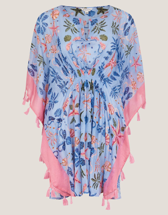 Coco Shell Print Mini Kaftan, , large