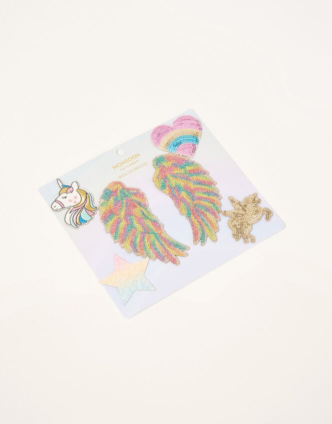 Disco Wings Iron-On Patches, , large