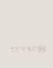 Baby Flower Bando Headband, Ivory (IVORY), large