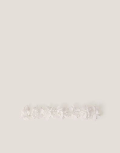 Baby Flower Bando Headband, Ivory (IVORY), large