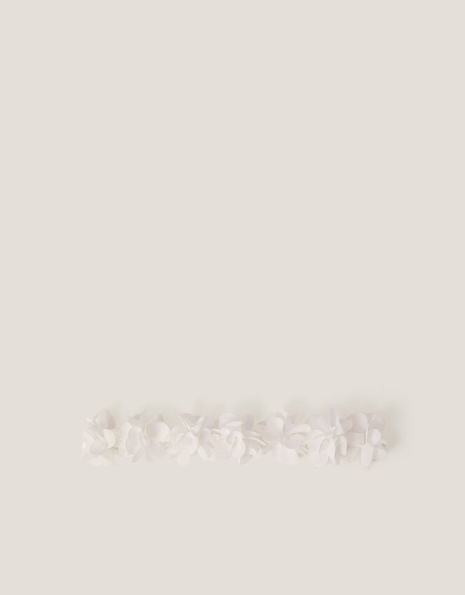 Baby Flower Bando Headband, Ivory (IVORY), large