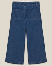 Jewel Embellished Jeans, Blue (BLUE), large