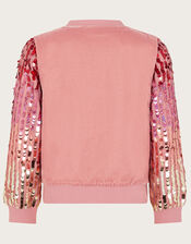 Velvet Sequin Bomber Jacket, Multi (MULTI), large