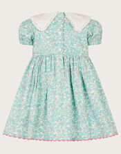 Baby Bunny Teacup Dress, Blue (AQUA), large