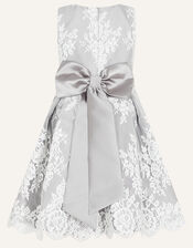 Lola Lace Dress, Grey (GREY), large