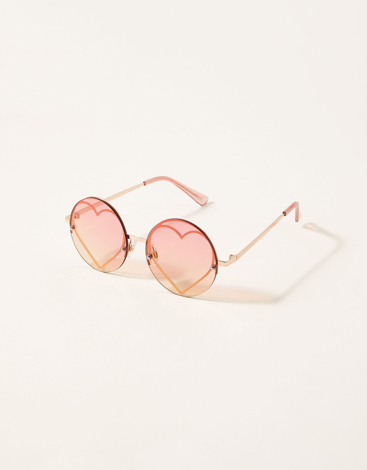 Heart circle sunglasses outlet