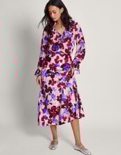 Vittoria Floral Print Blouse, Pink (PINK), large