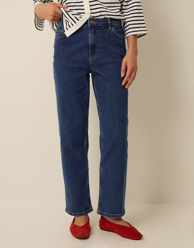 Soph Straight Leg Jeans, Blue (MID AUTHENTIC BLUE), large