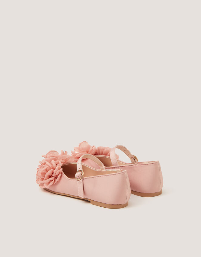 Corsage Mary Jane Ballet Flats, Pink (PINK), large