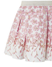 Petal Jacquard Skirt, Pink (PINK), large
