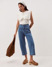 Arlo Regular Cropped Jeans, Blue (LIGHT AUTHENTIC), large