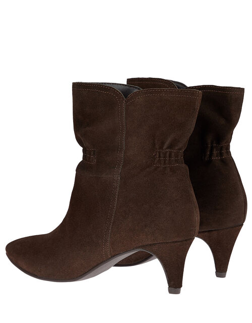 Ruched Suede Ankle Boots Brown With such an array of styles, the questions is, which will you pick? ruched suede ankle boots brown