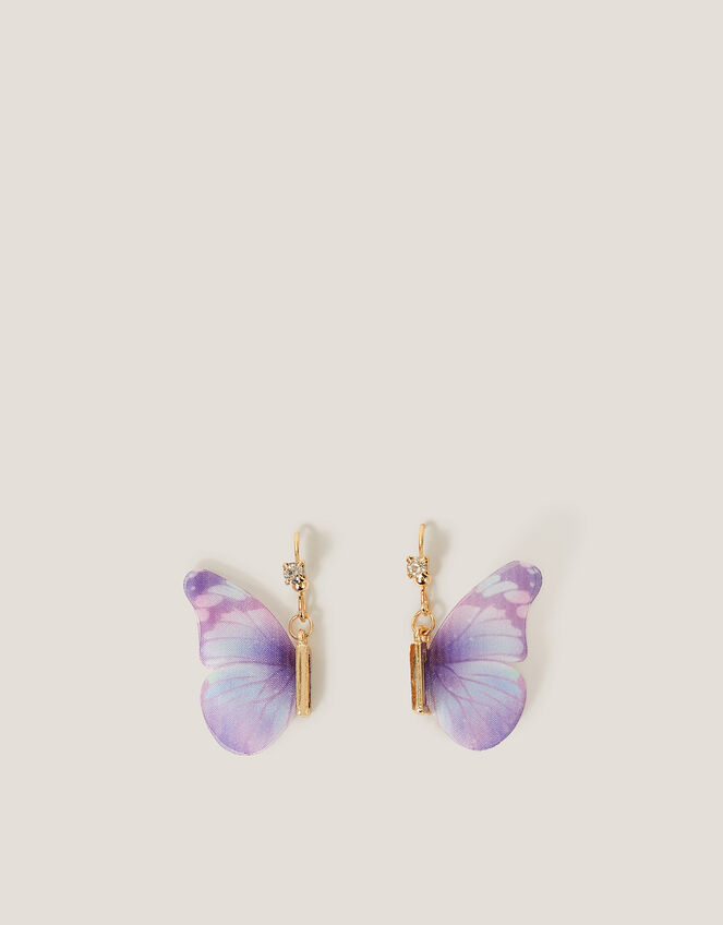 Butterfly Drop Earrings, , large