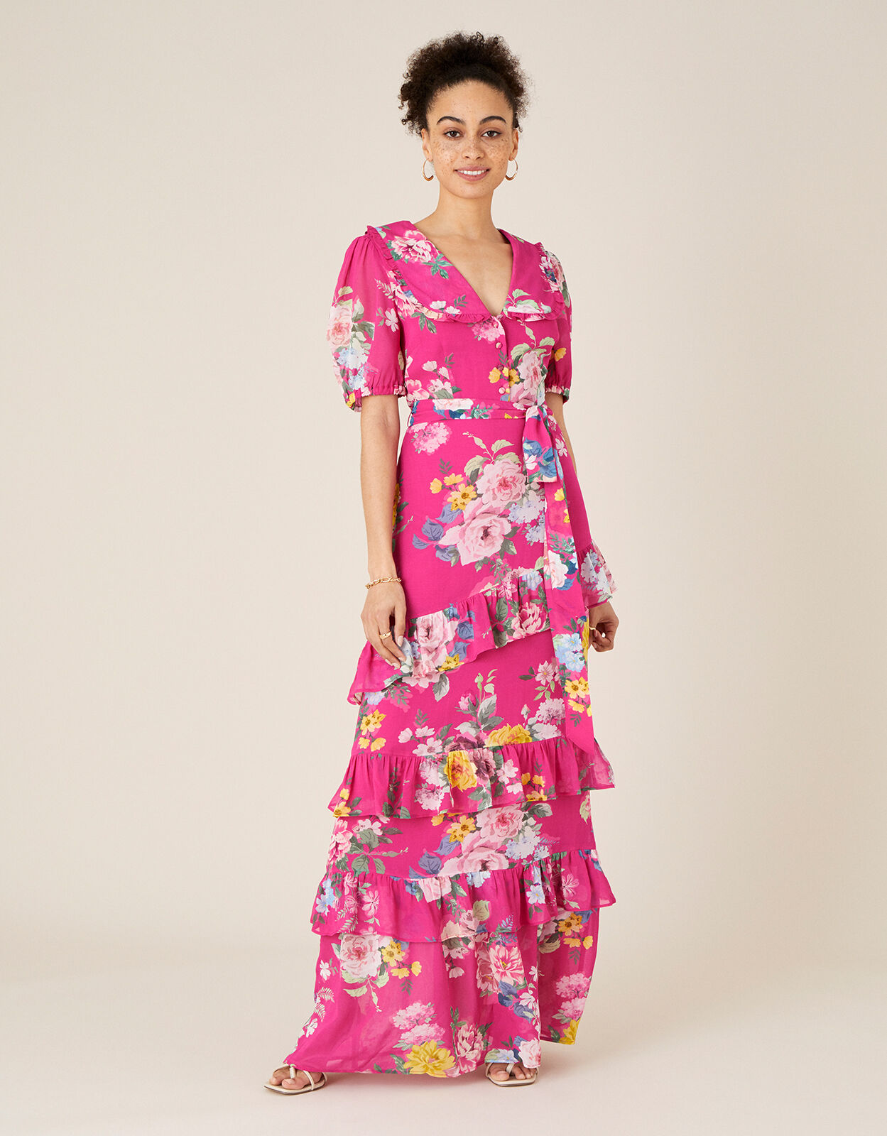 Monsoon floral maxi dress cheap