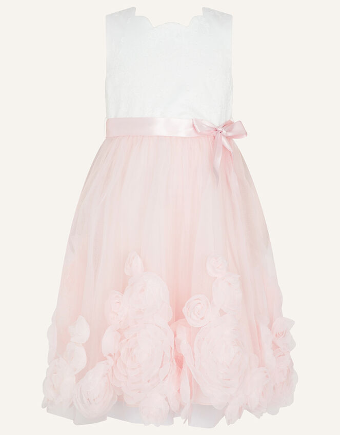 Florence 3D Roses Dress, Pink (PINK), large