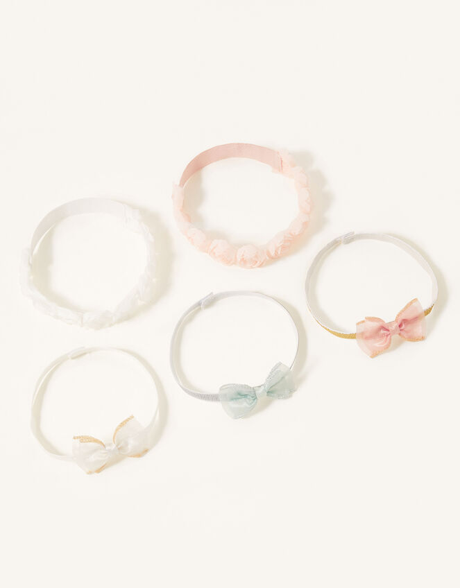 Baby Rosette and Bow Bando Set, , large