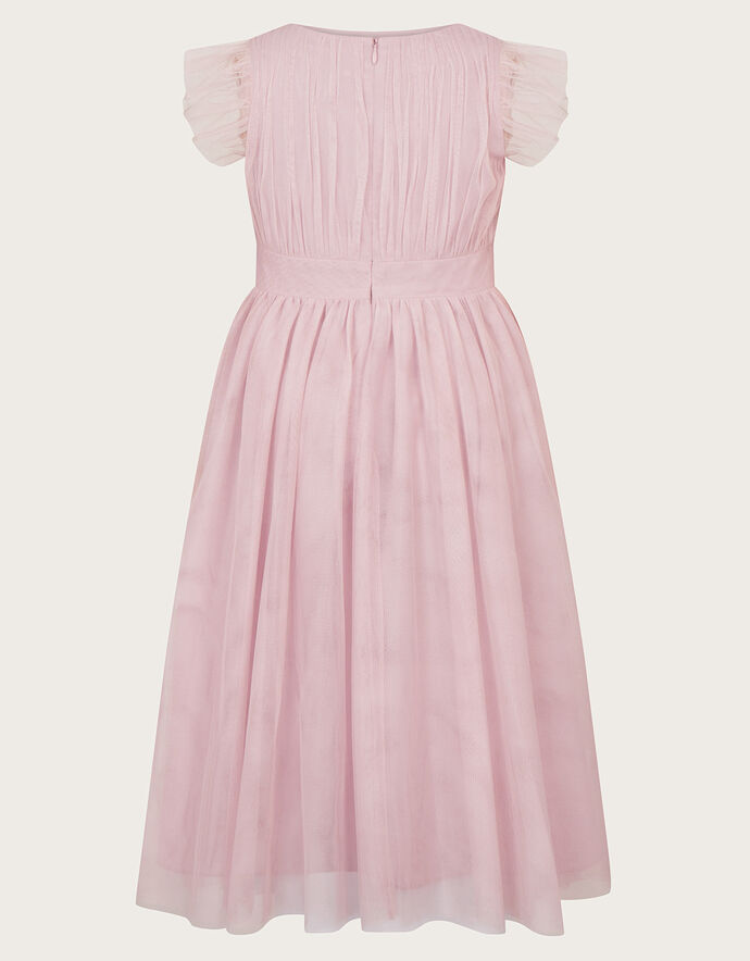 Penelope Belt Dress Pink Girls' Dresses Monsoon UK.
