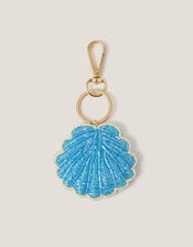 Shell Beaded Bag Charm, , large