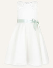 Freya Scuba Bridesmaid Dress, Ivory (IVORY), large