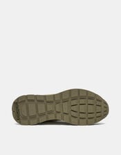 Hoff City Suede Trainers, Green (KHAKI), large