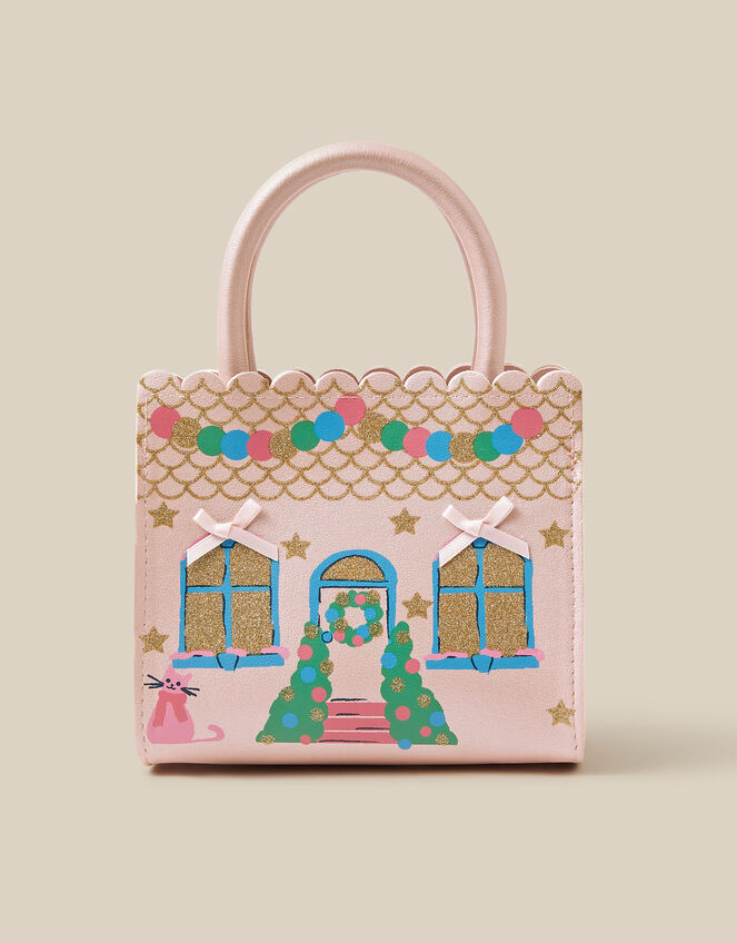 Candy House Scene Tote Bag, , large