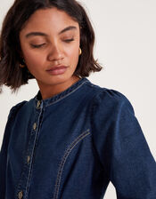 Lulu Denim Dress, Blue (DENIM BLUE), large