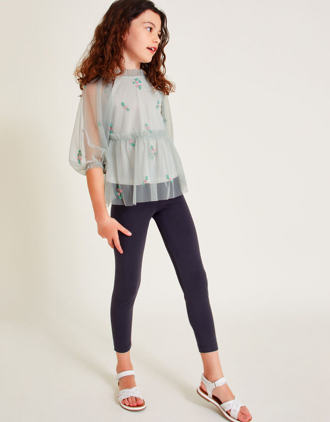 Embellished Top And Legging Set, Green (PALE GREEN), large