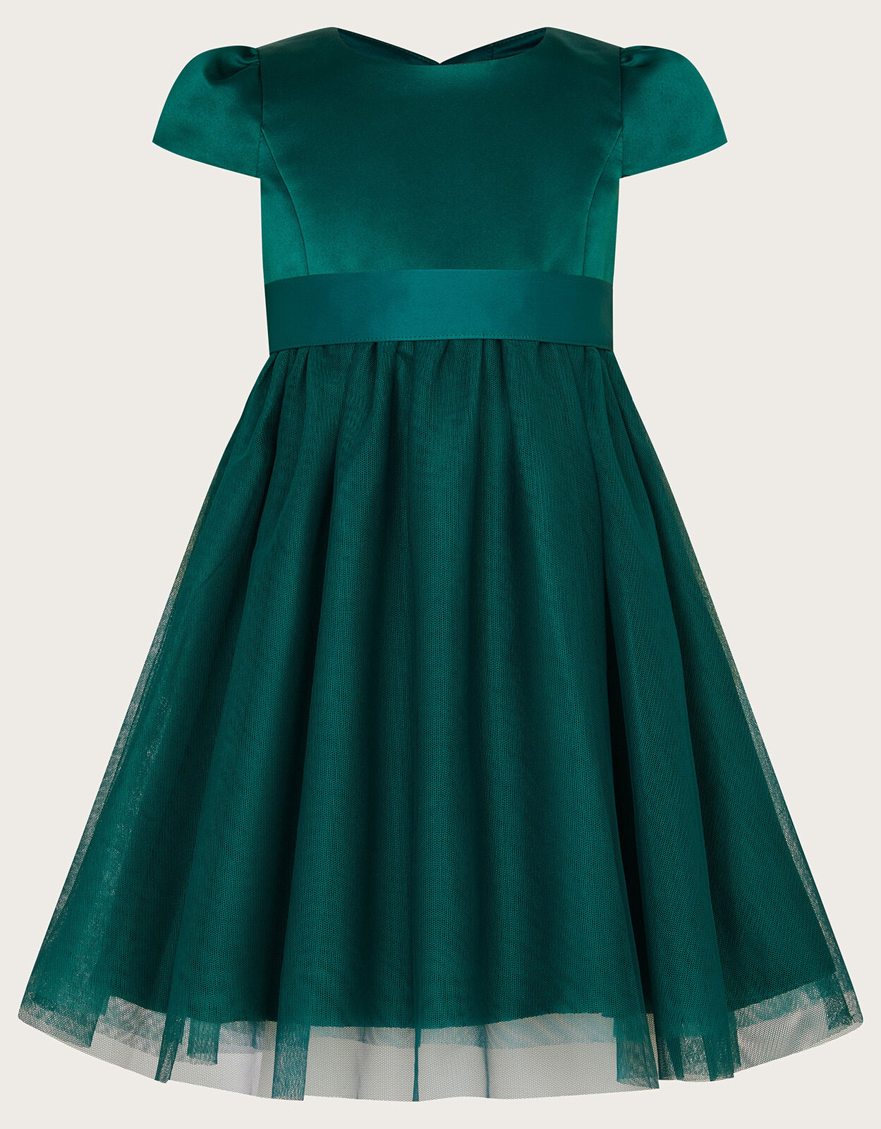 Baby Tulle Bridesmaid Dress Green