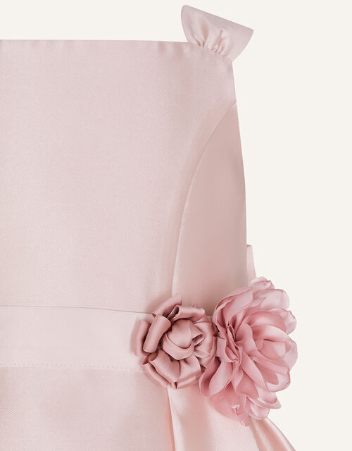 Audrey Duchess Twill Bridesmaids Dress, Pink (PINK), large