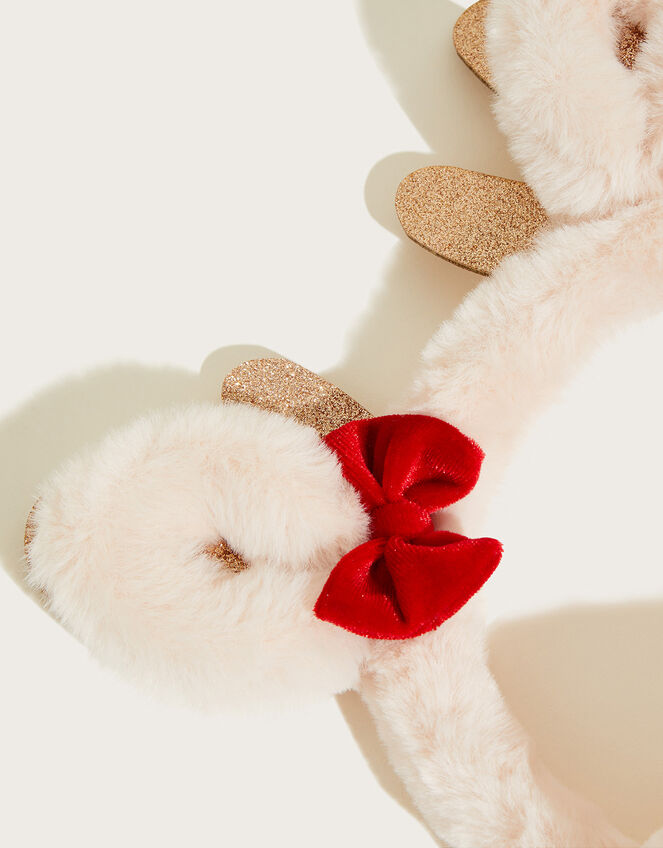 Rudy Reindeer Earmuffs, , large