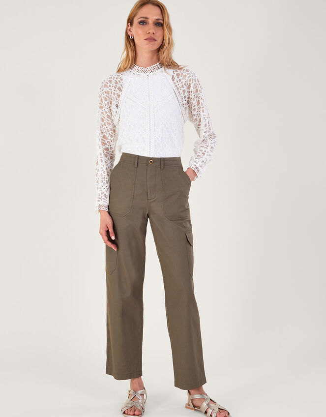 Merritt Lace Blouse Ivory | Tops & T-shirts | Monsoon UK