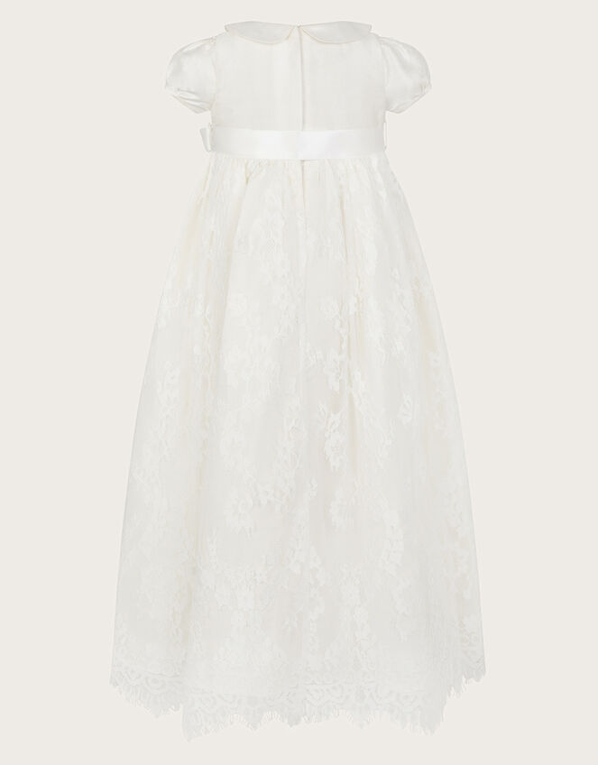 Baby Provenza Silk Christening Gown Ivory