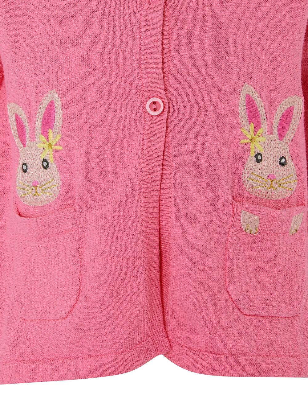 Baby Bunny Cardigan Pink Baby Girl Cardigans Monsoon UK.