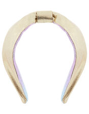 Reversible Shimmer Knot Headband, , large
