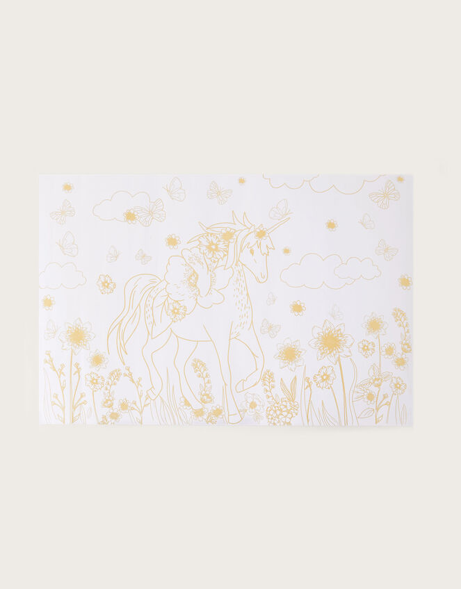 Unicorn Dreamland Colour-In Poster, , large