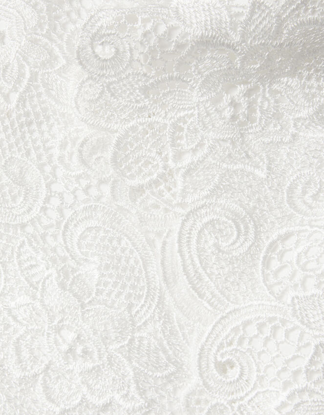 Anna Lace Bridesmaid Top, Ivory (IVORY), large