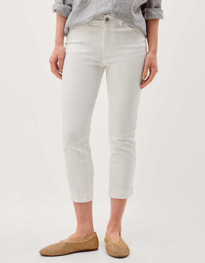 Idabella Cropped Skinny Jeans Natural
