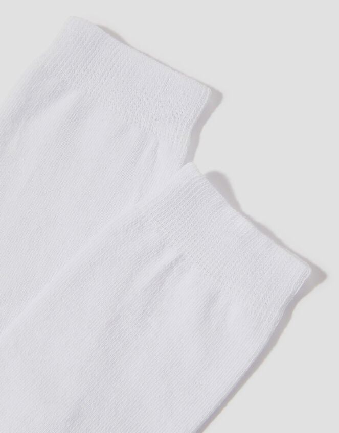 Plain Socks, White (WHITE), large