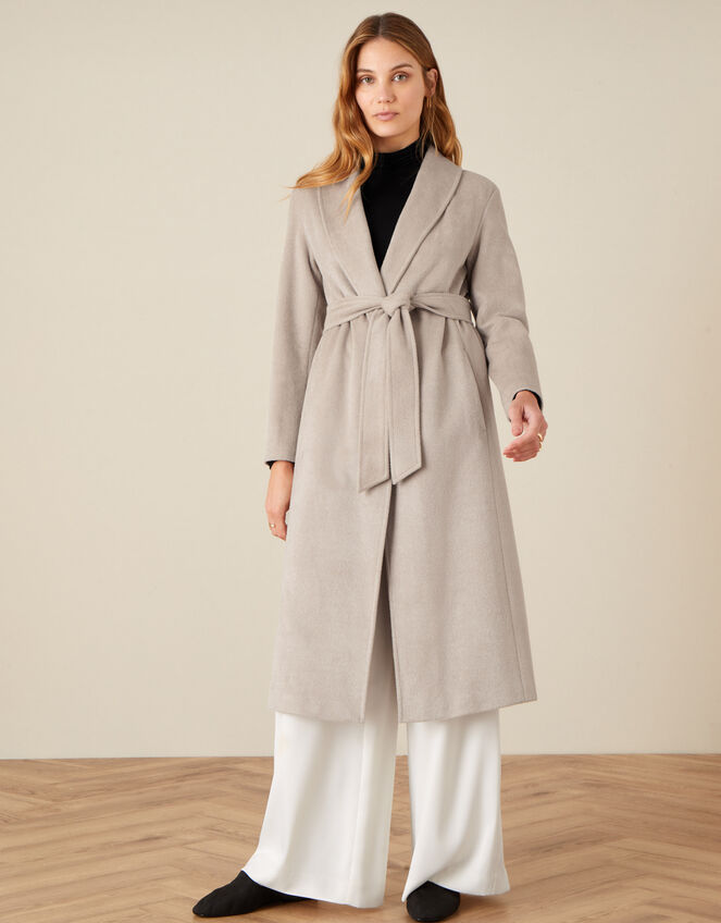 Rowan Robe Coat, Camel (OATMEAL), large