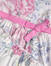 Newborn Ophelia Floral Jersey Dress & Briefs Set, Purple (LILAC), large