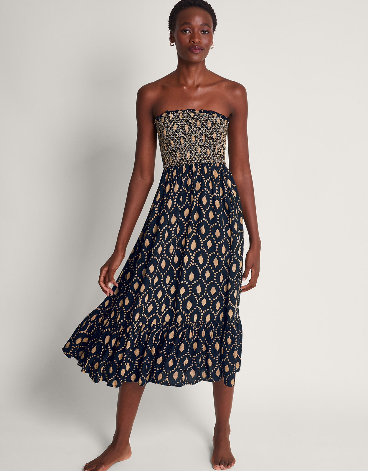 Strapless beach dresses uk top