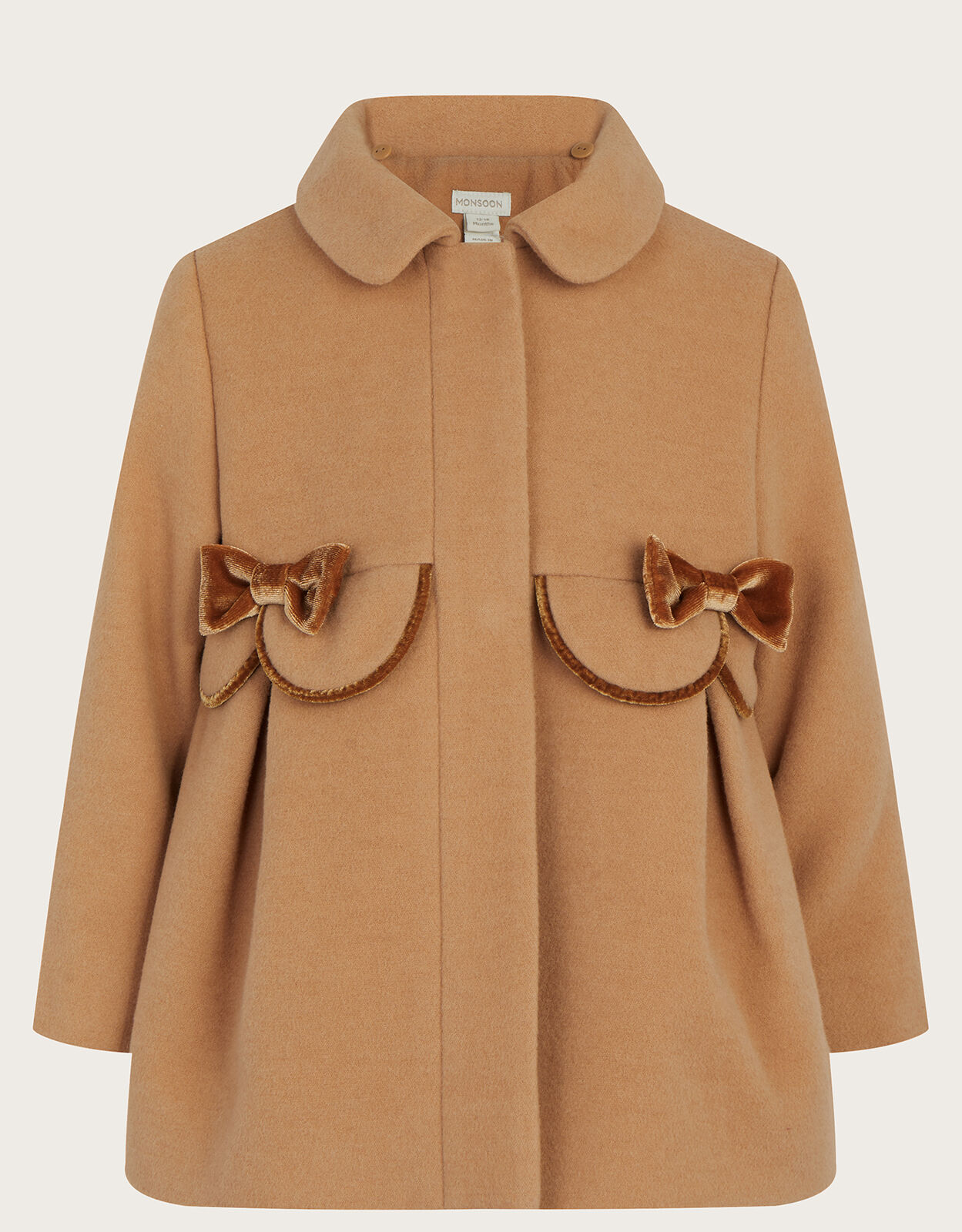Girls camel coat shop